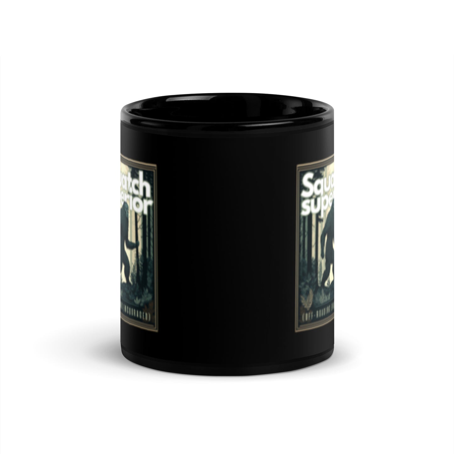 Squatch Superior - Black Glossy Mug
