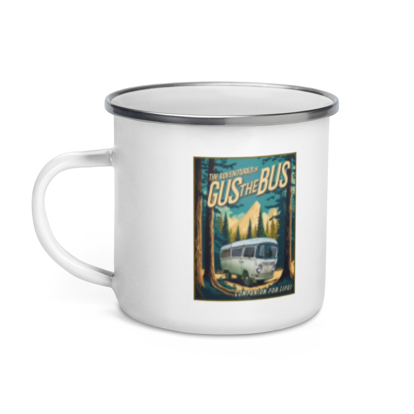 Gus the Bus - Enamel Mug