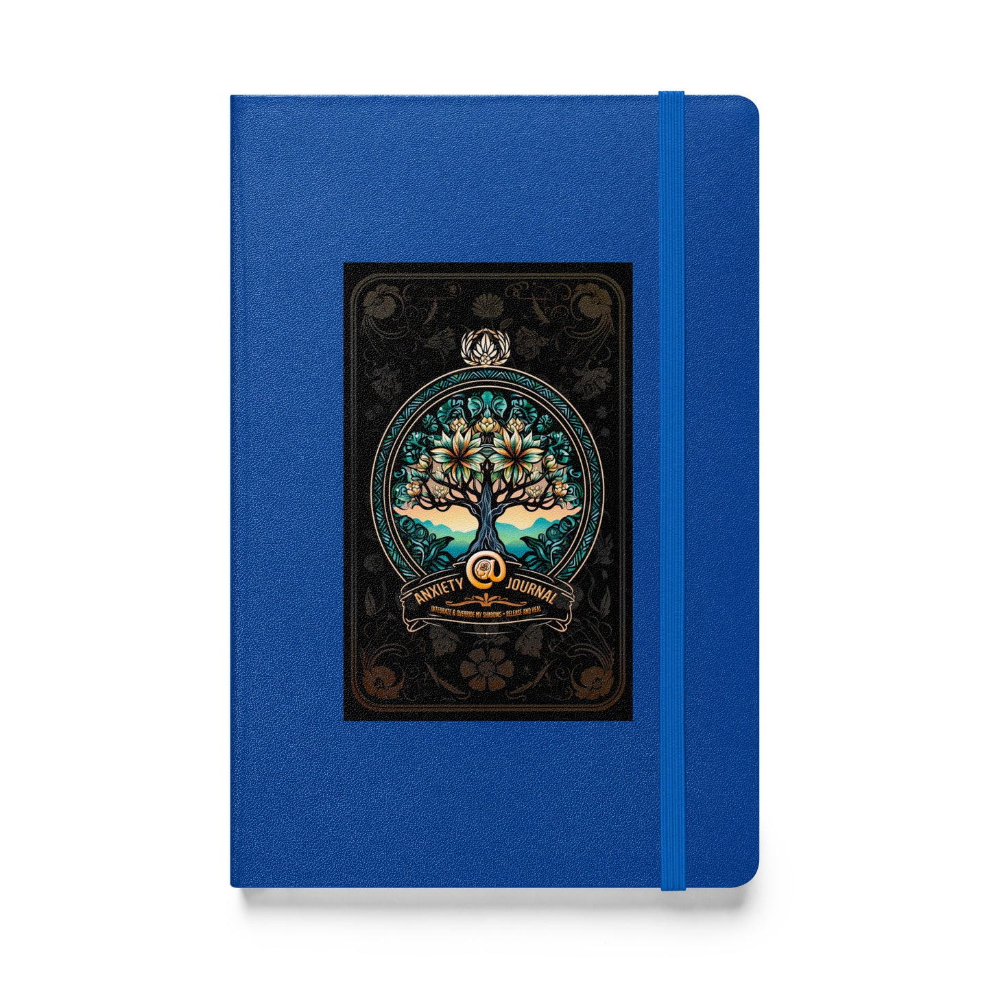 Anxiety Journal - Hardcover Bound Notebook in Blue