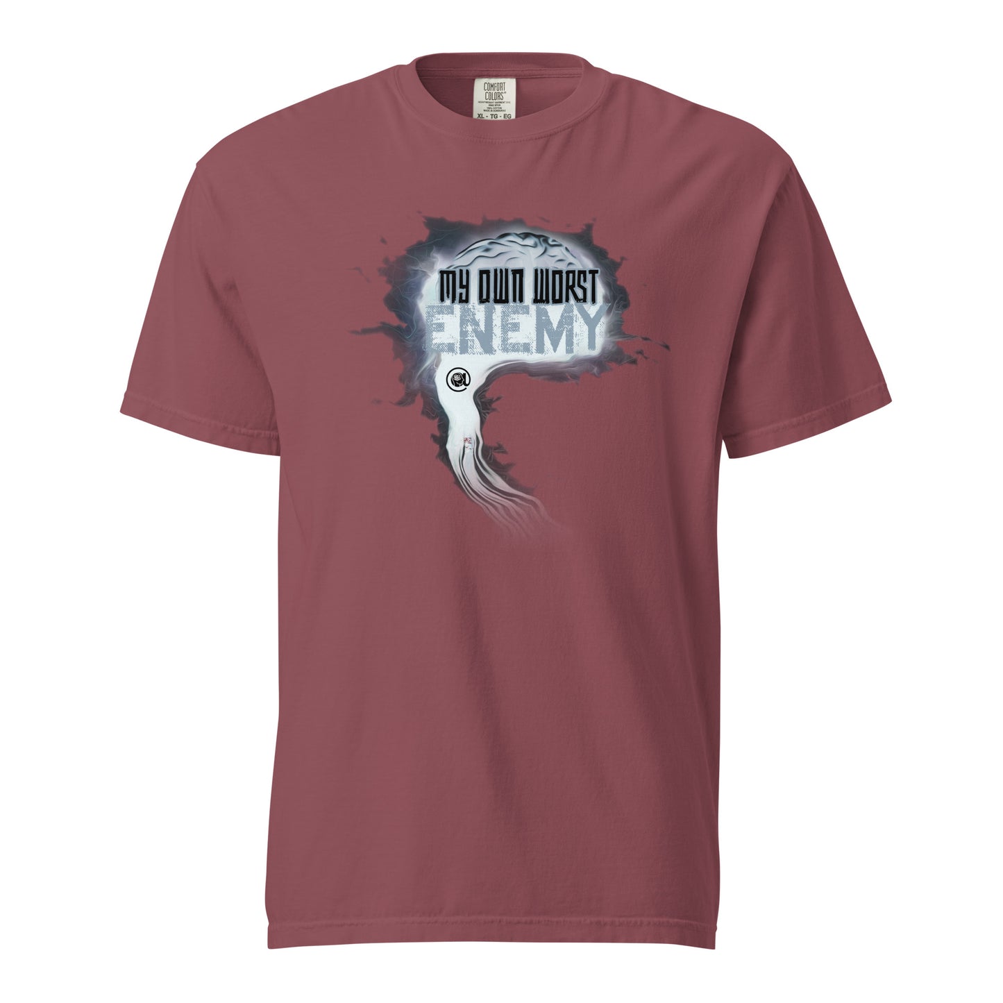 My Worst Enemy - Unisex garment-dyed heavyweight t-shirt