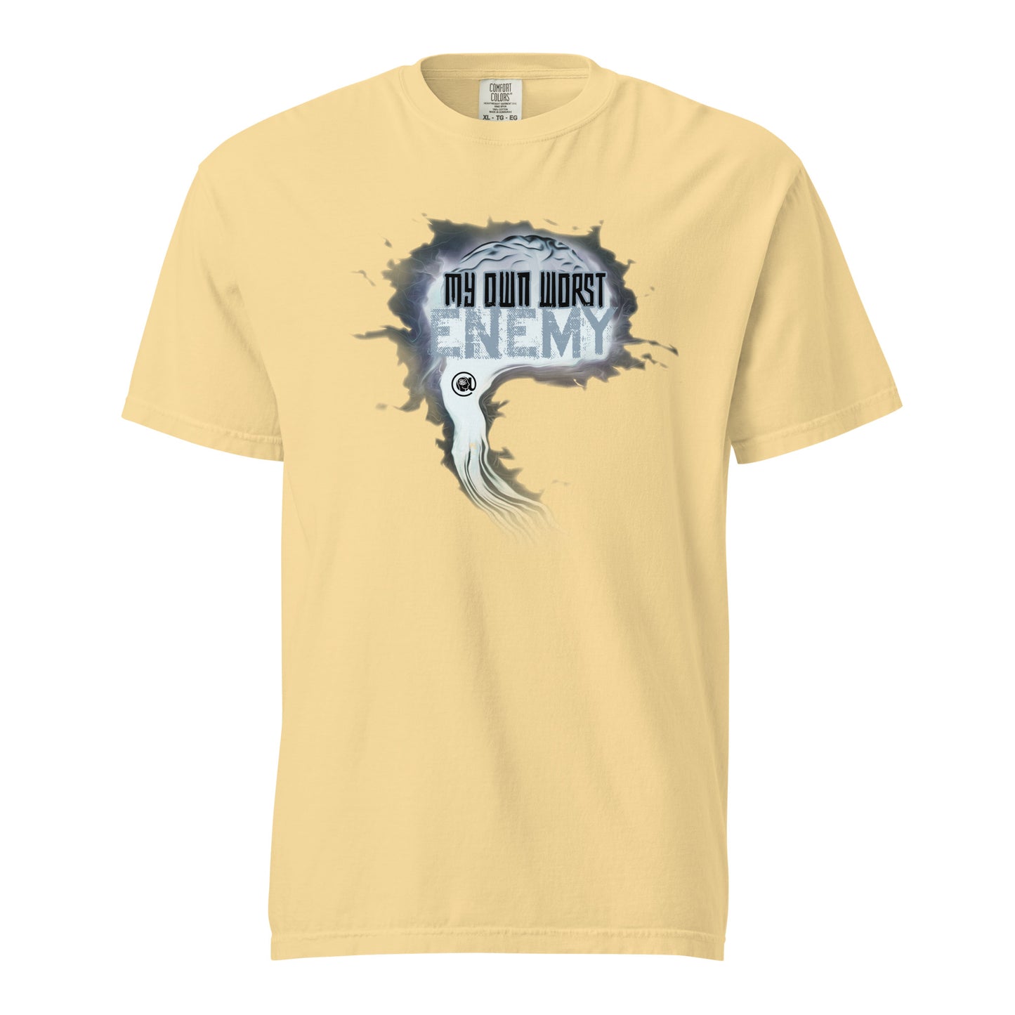 My Worst Enemy - Unisex garment-dyed heavyweight t-shirt