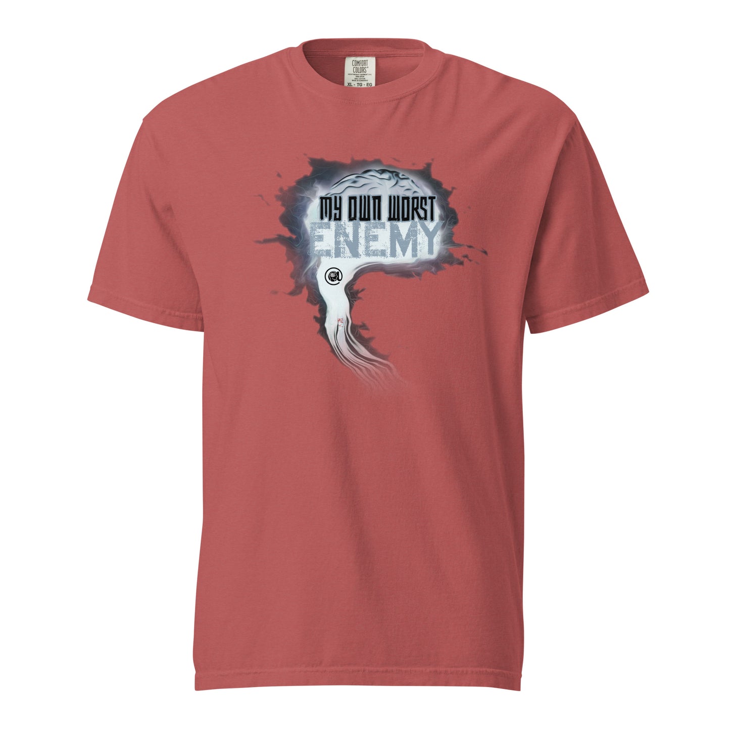 My Worst Enemy - Unisex garment-dyed heavyweight t-shirt
