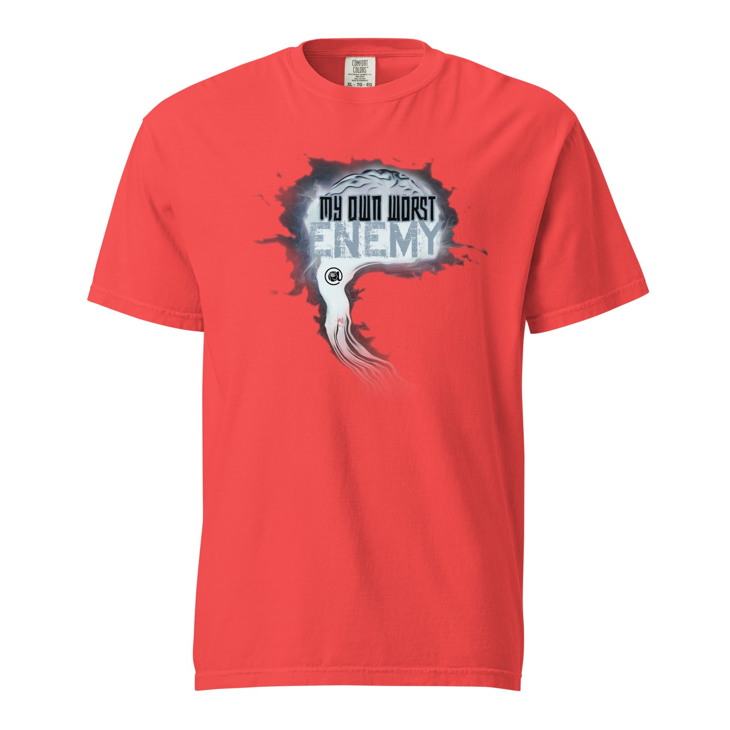 My Worst Enemy - Unisex garment-dyed heavyweight t-shirt