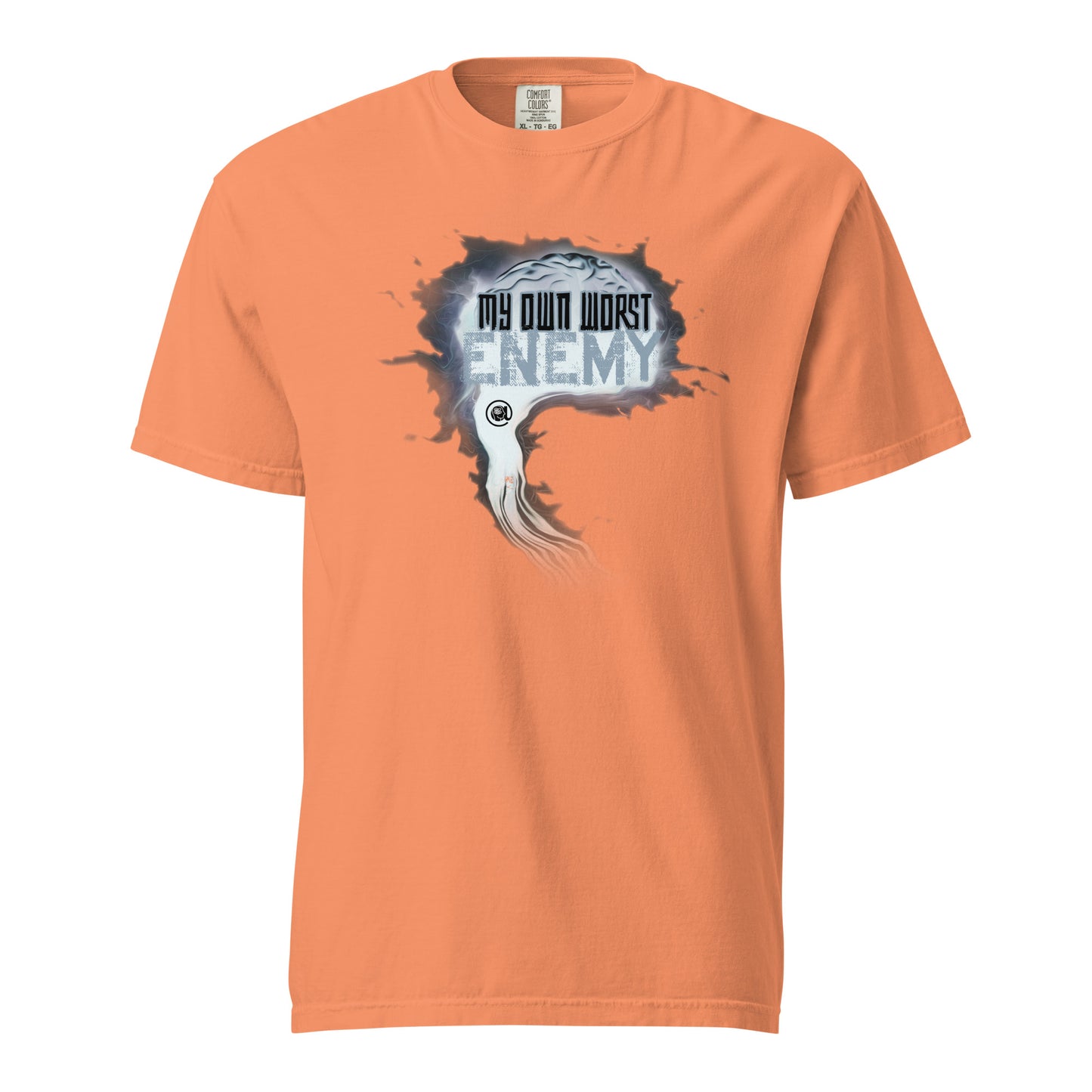 My Worst Enemy - Unisex garment-dyed heavyweight t-shirt