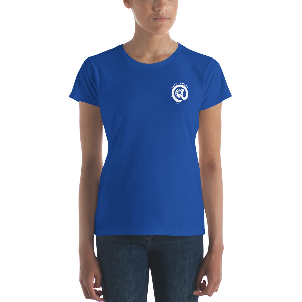 @Anxiety (Branded and Crested) - Women's Fitted short sleeve t-shirt
