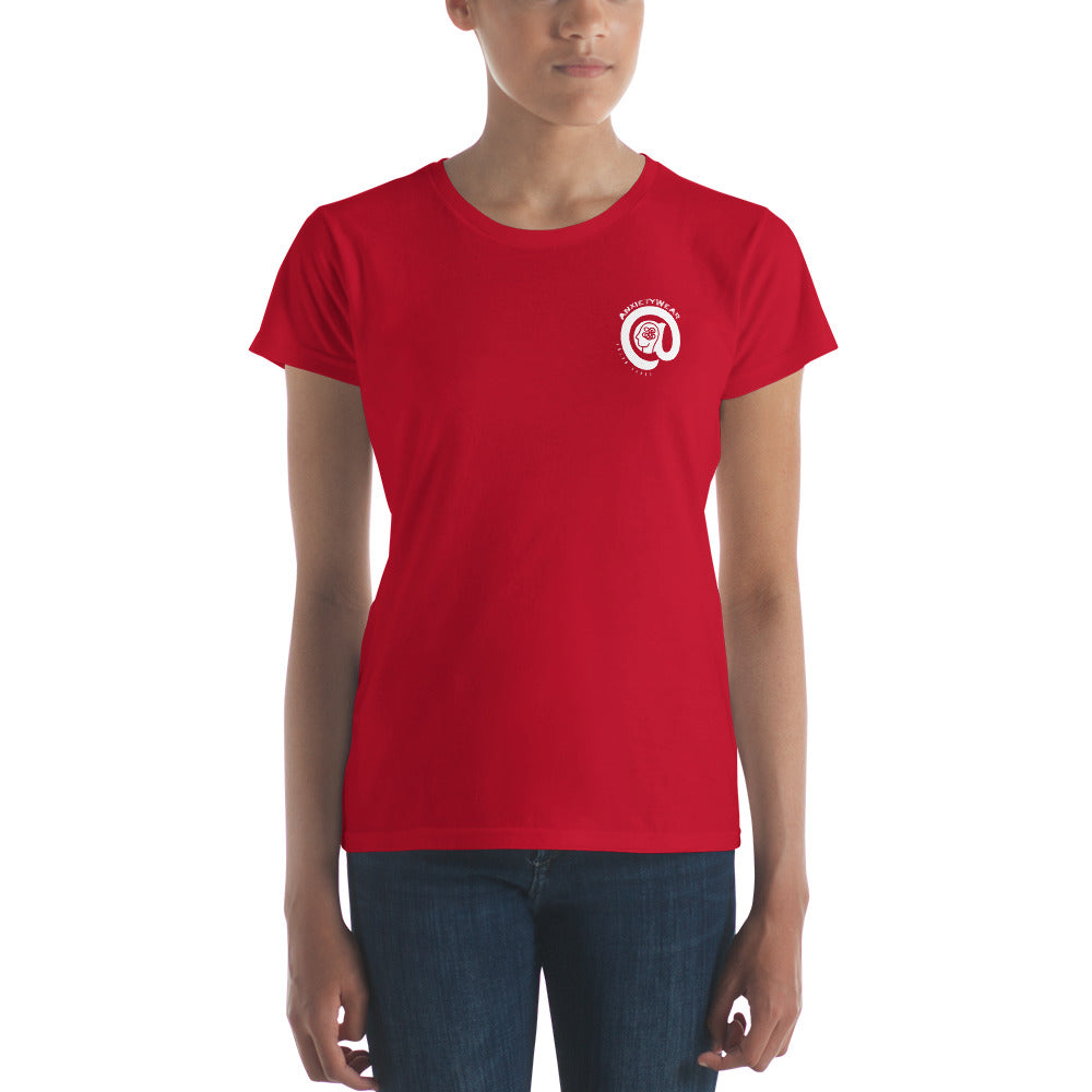 @Anxiety (Branded and Crested) - Women's Fitted short sleeve t-shirt