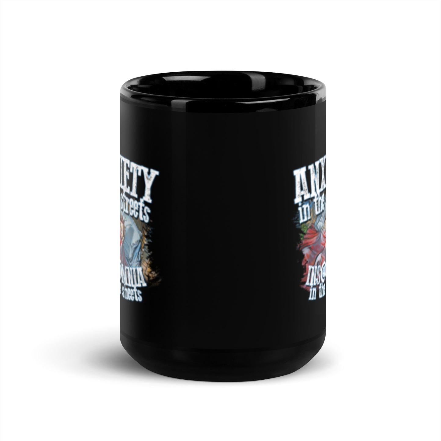 Insomnia! - Black Glossy Mug