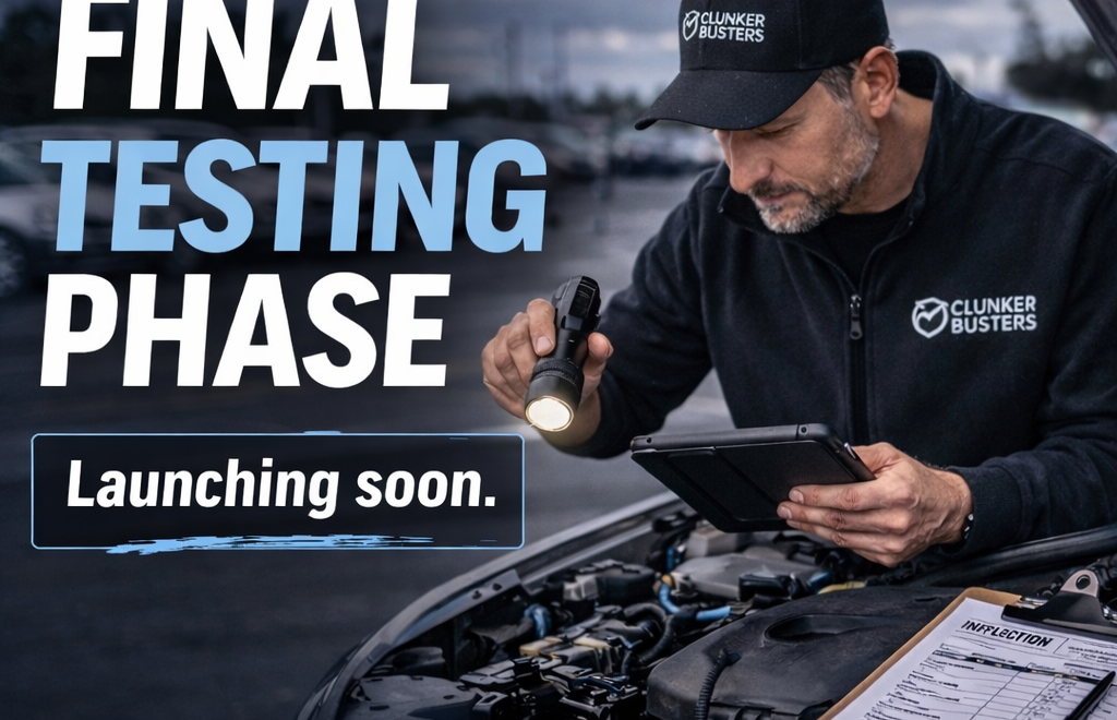 Clunker Busters Update: Final Testing Phase